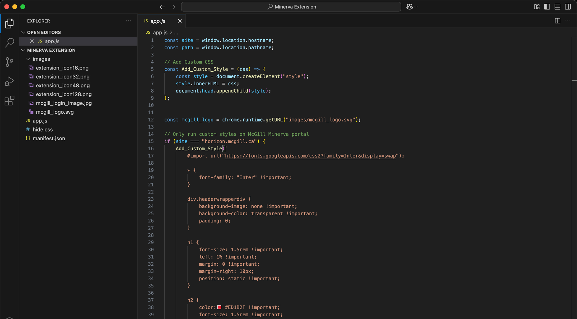 VSCode Extension