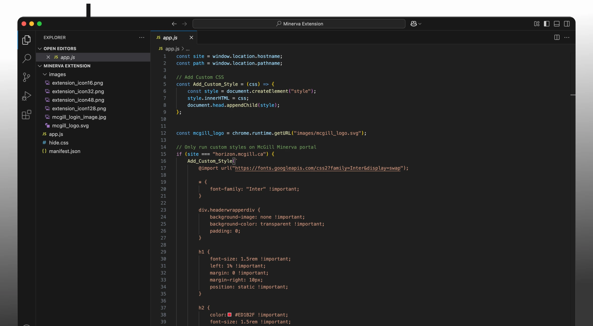 VSCode Extension